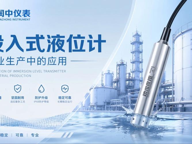 潤(rùn)中儀表 投入式液位計(jì)在工業(yè)生產(chǎn)中的應(yīng)用